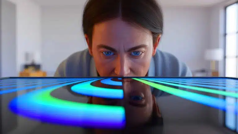 Illustration of an optical illusion causing pupil dilation in most viewers.