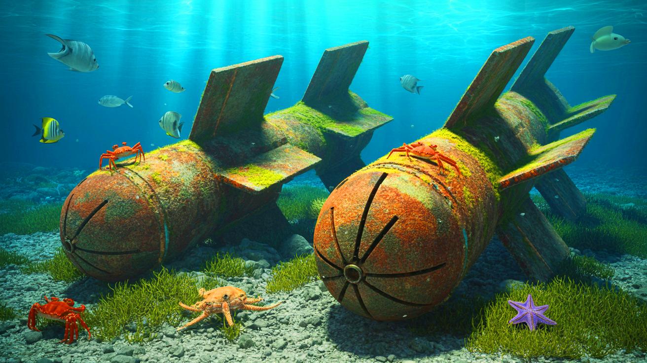 Marine Life Explodes On WWII Bombs: Underwater Ecosystem Thrives In Baltic Sea’s Secret Biological Revolution