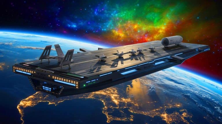 “They’re Building a Warship in Orbit”: The U.S. Space Force and Gravitics Unveil a Secret Orbital Carrier That Redefines Space Power (and It’s Just Beginning)