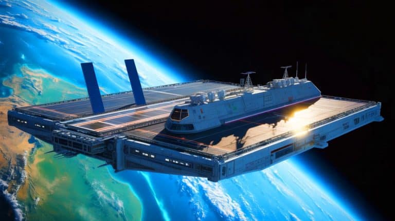 “Space Isn’t Peaceful Anymore”: The U.S. Space Force and Gravitics Reveal an Orbital Carrier Built to Dominate the Final Frontier (and It’s Real)