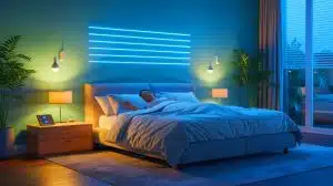 Illustration of scientists using sleep cues to alter the recall of negative memories for mental health treatment.