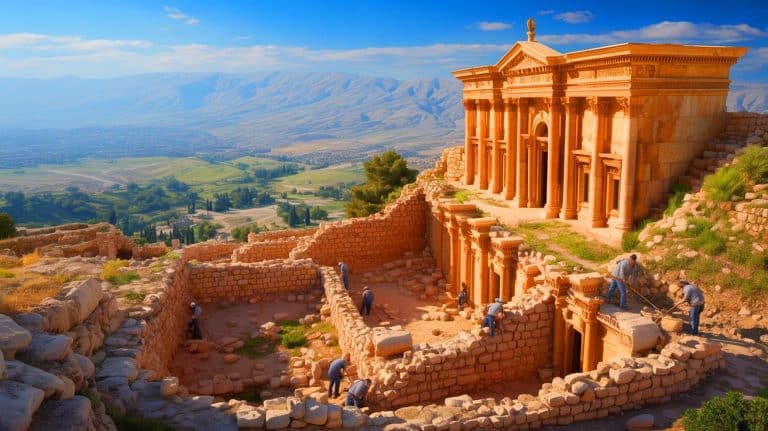 Archaeologists Reveal Stunning Discovery of Royal Palace Remains, Uncovering Ancient Secrets at Mountaintop Site
