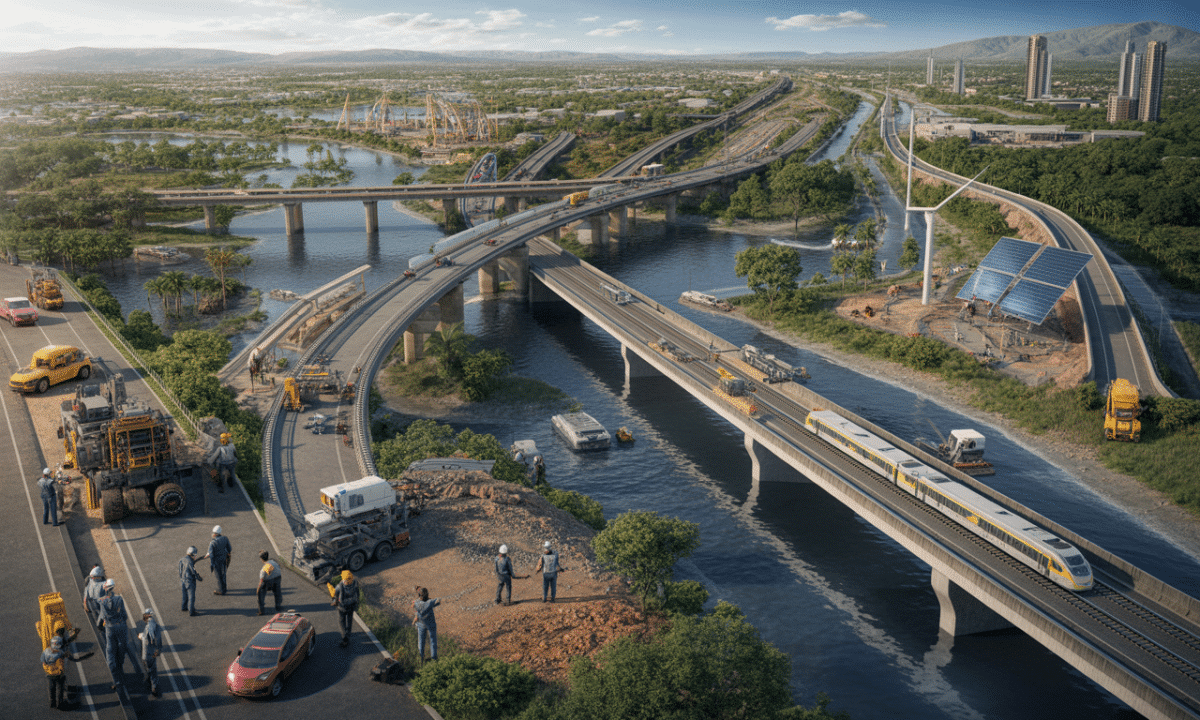 discover how infrastructure projects are transforming africa's landscape, driving economic growth, and improving quality of life across the continent.