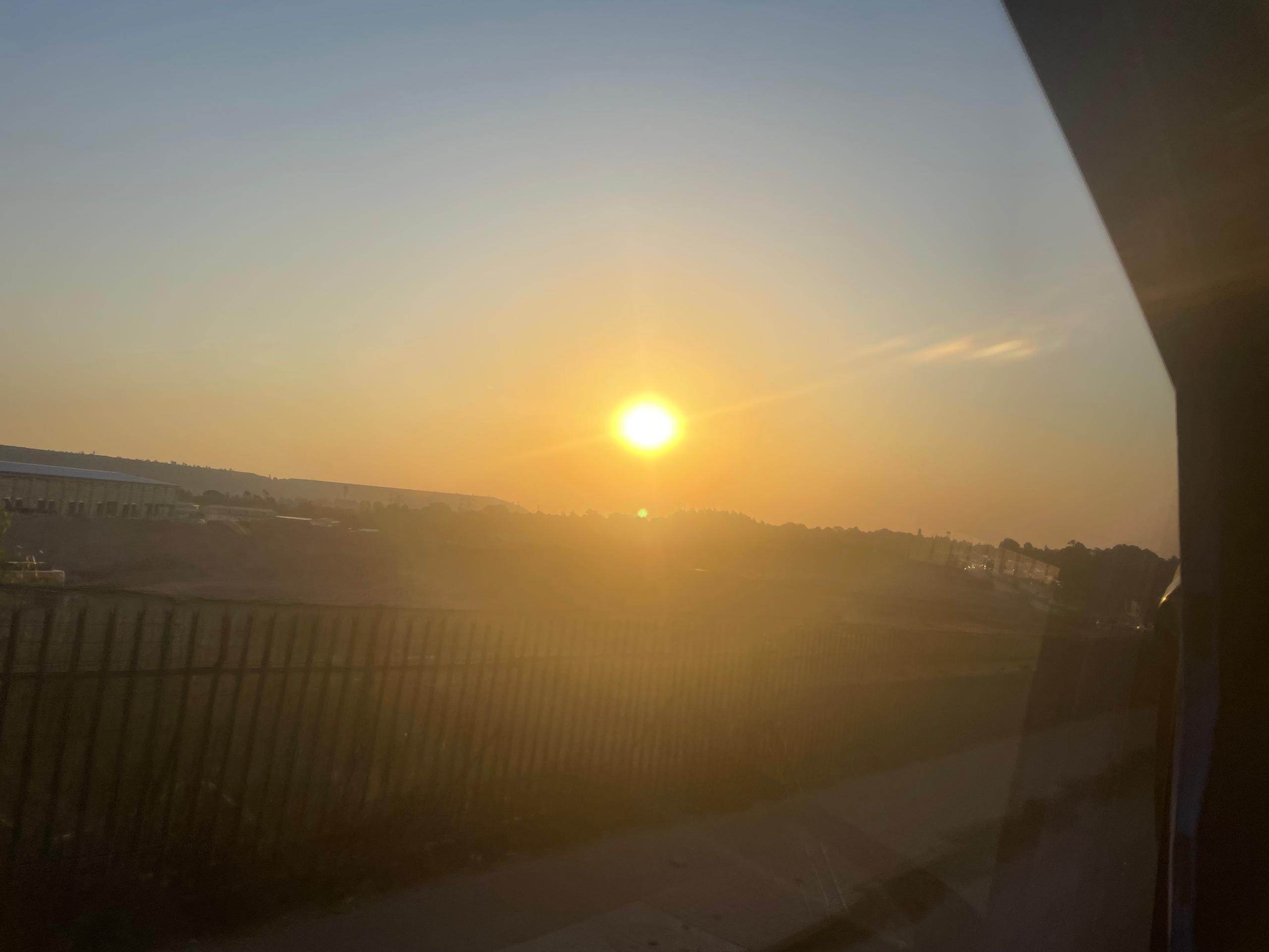 Sunset over Soweto